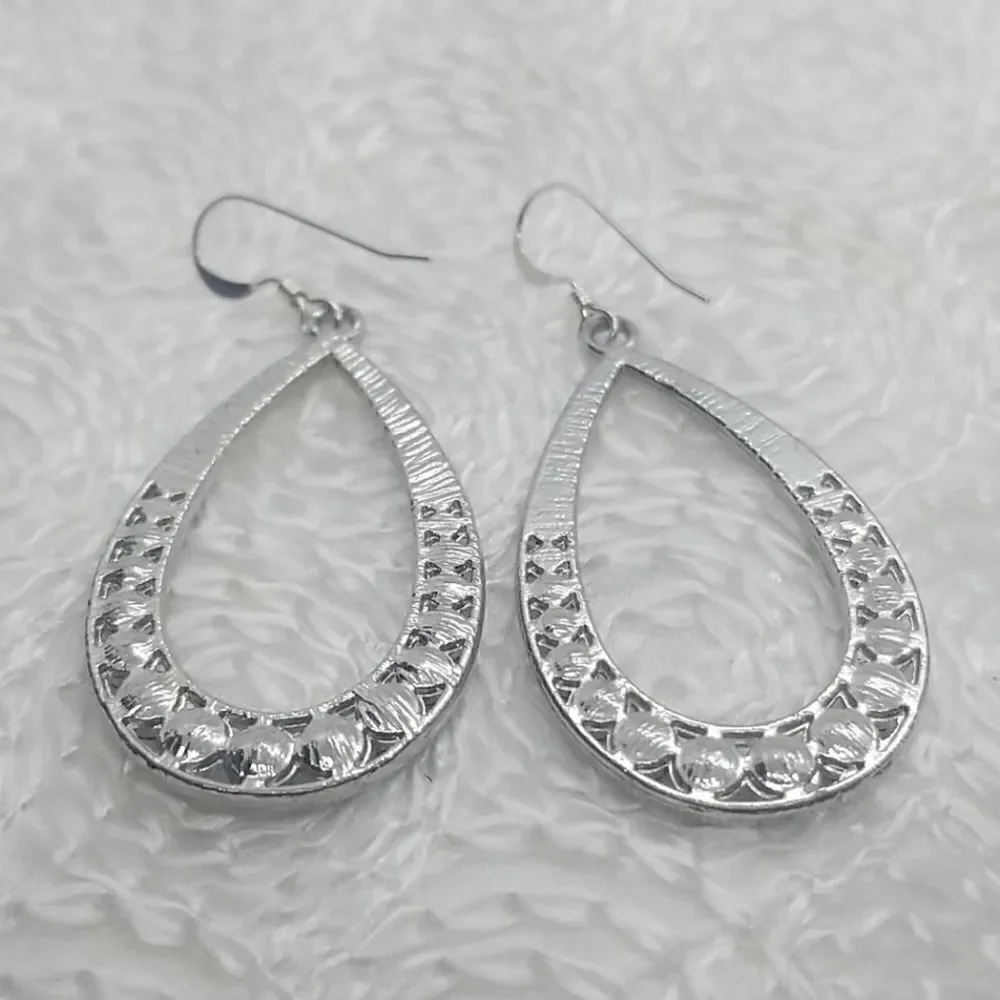 Hoop Earrings 3 Pairs Black Hoop Silver Gold Crystal Earrings
